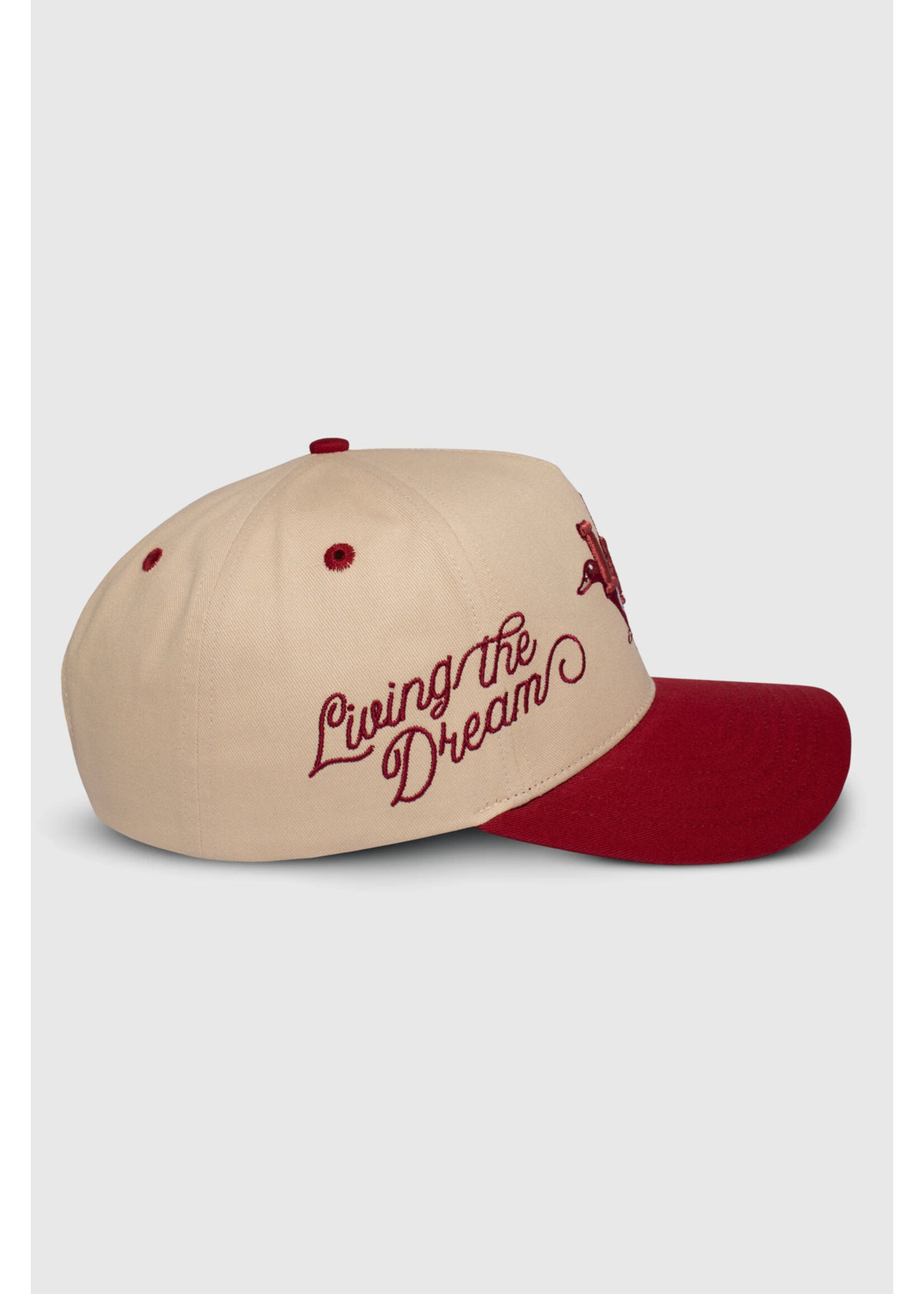 TEAMLTD MALLARD SNAPBACK W25 CREAM/RED