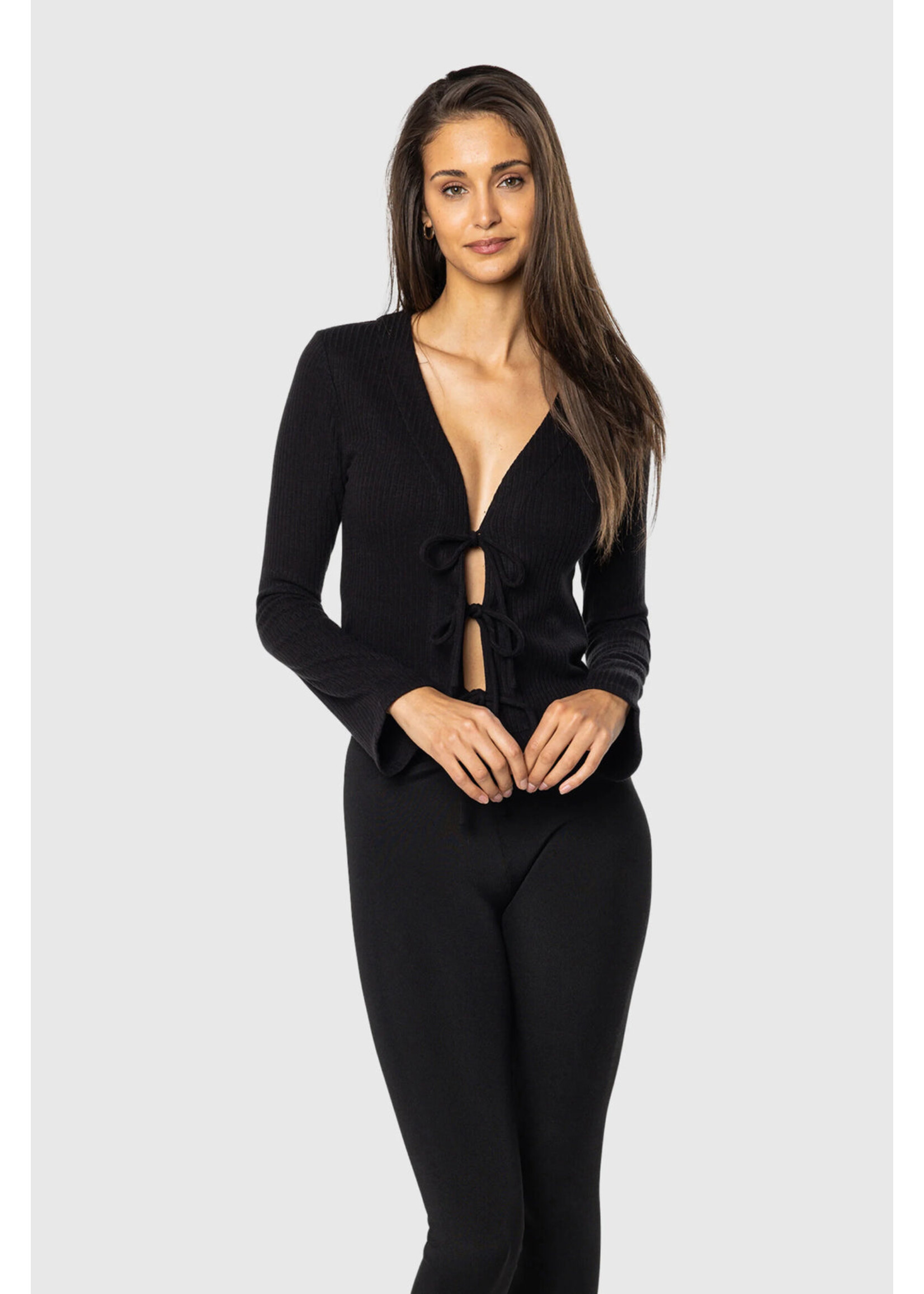 TEAMLTD TIE FRONT LONG SLEEVE W25