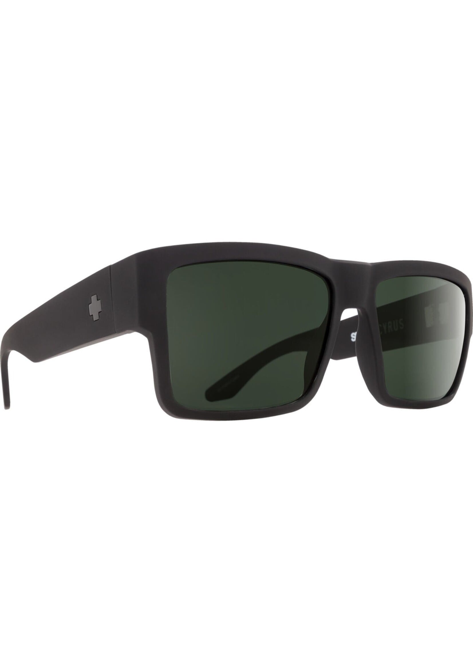 Spy CYRUS SOFT MATTE BLACK HAPPY GRY GRN POLAR
