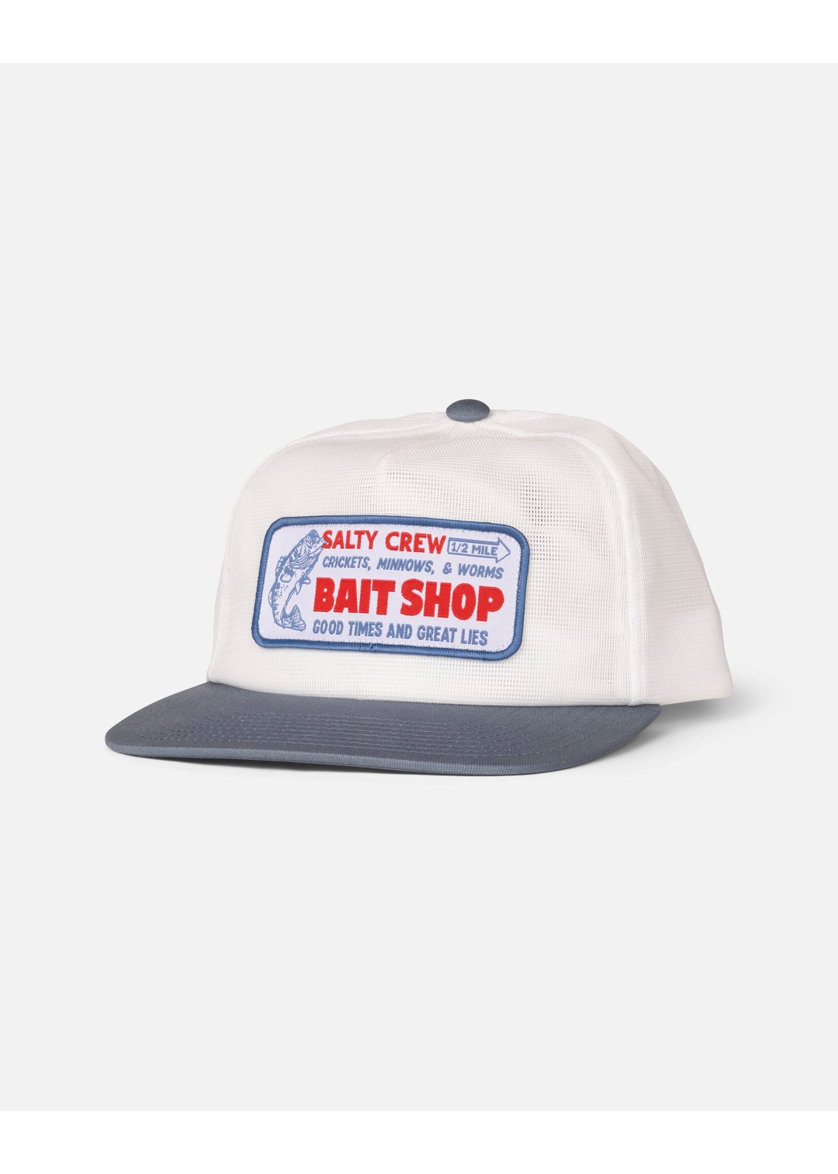 SALTY CREW BAIT SHOP TRUCKER  OFF WHITE SM26