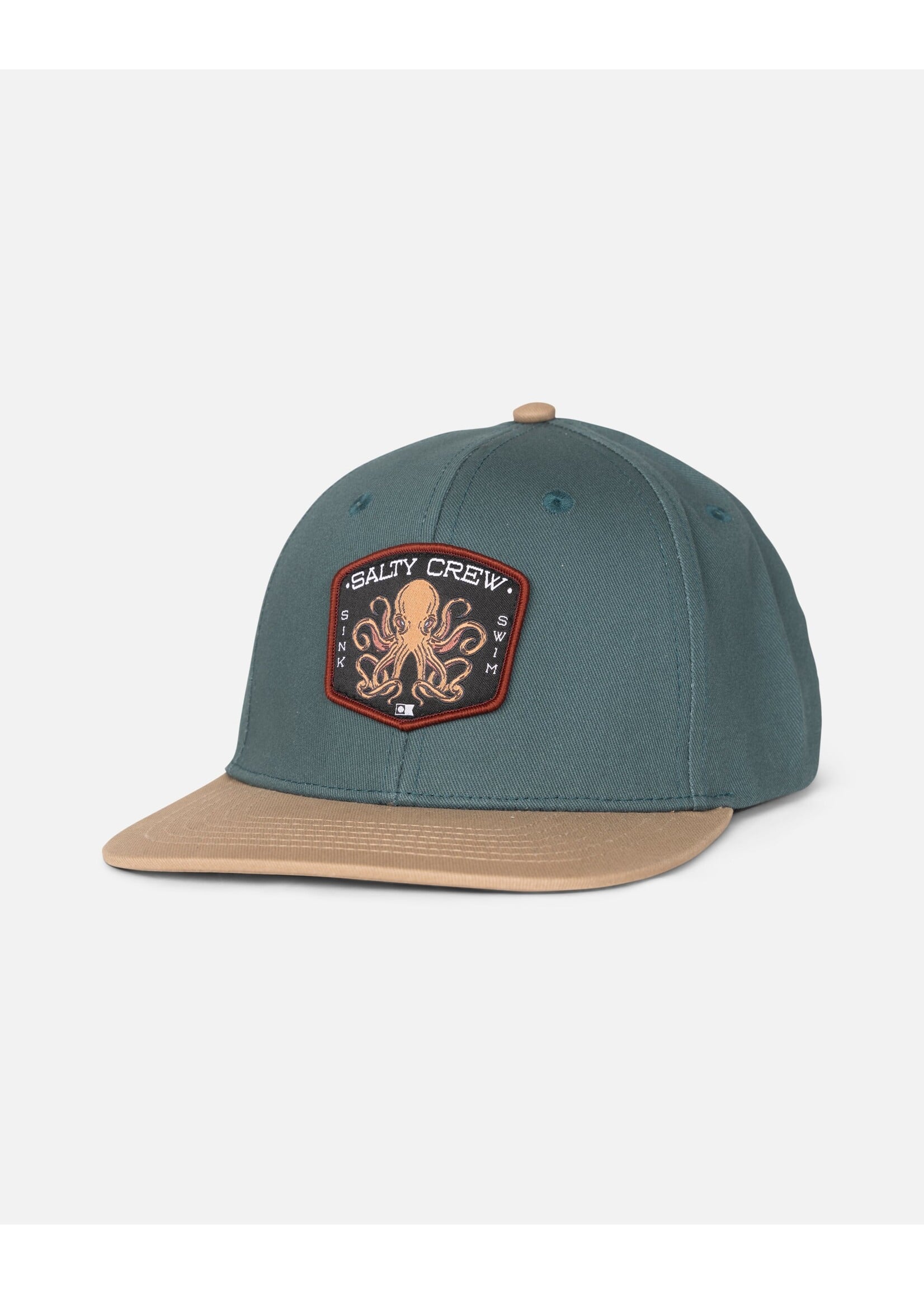 SALTY CREW TAKO CLUB BOYS SNAPBACK KHAKI SM26