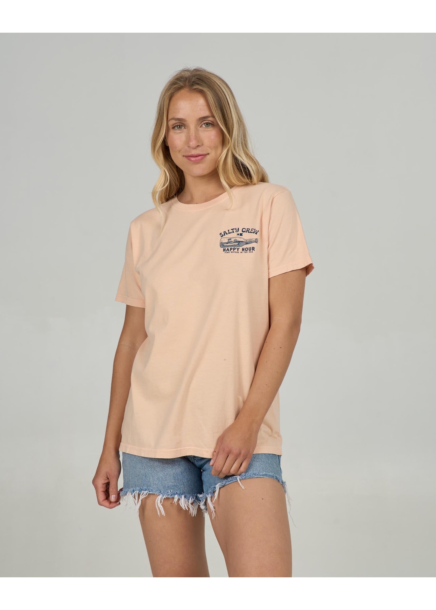 SALTY CREW HAPPY HOUR B.F TEE SM26