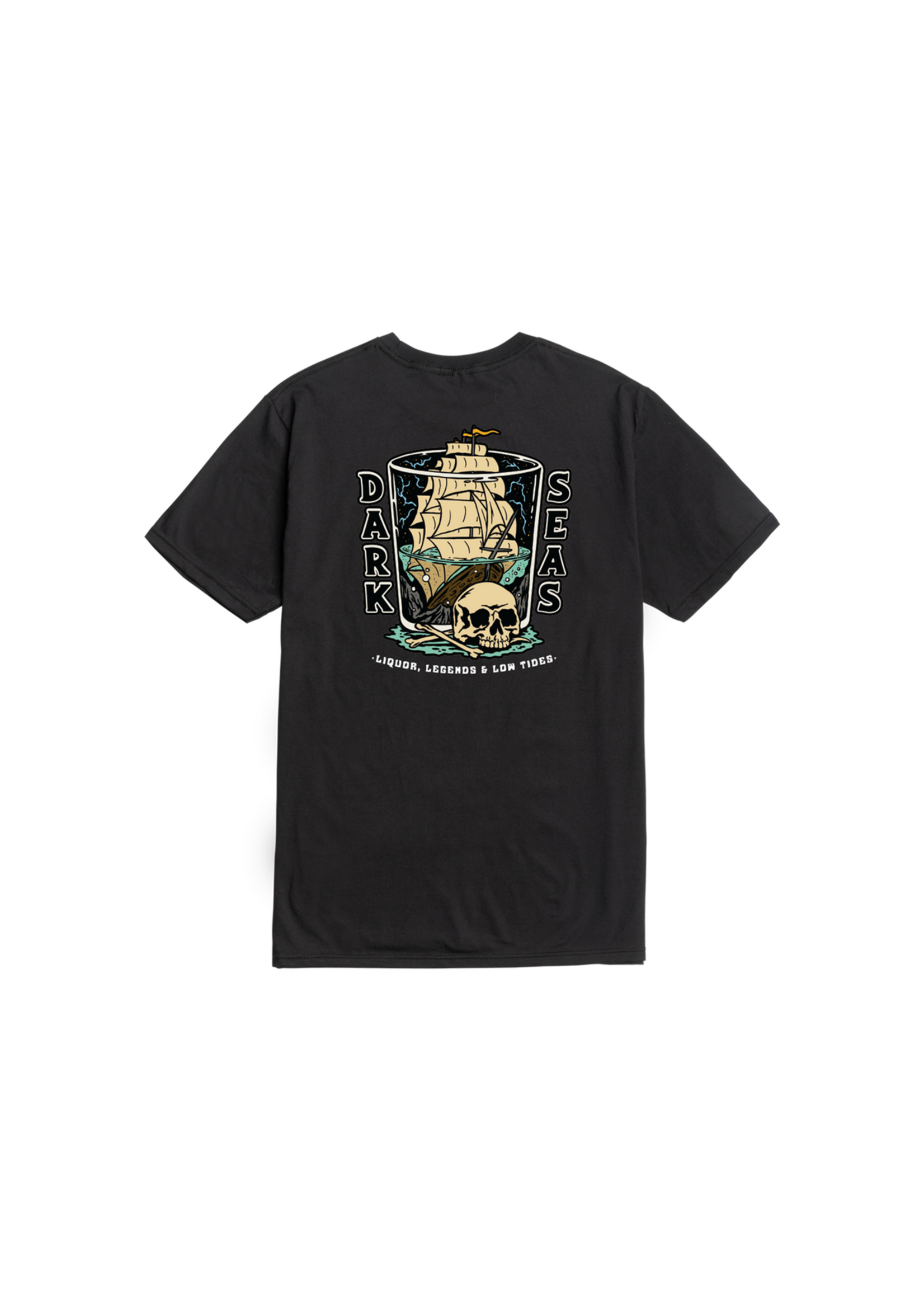 Dark Seas LIQUOR & LEGENDS TEE F26