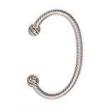 John Medeiros John Mederios Canias Medium Wire Cuff Bracelet