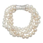 Girl With a Pearl 4 Strand Bracelet