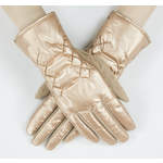 Casuals Fairhope Puffer gloves Gold