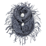 Casuals Fairhope Infinity Knit Scarf - Grey