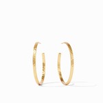 Julie Vos Julie Vos Crescent Hoop Gold Medium