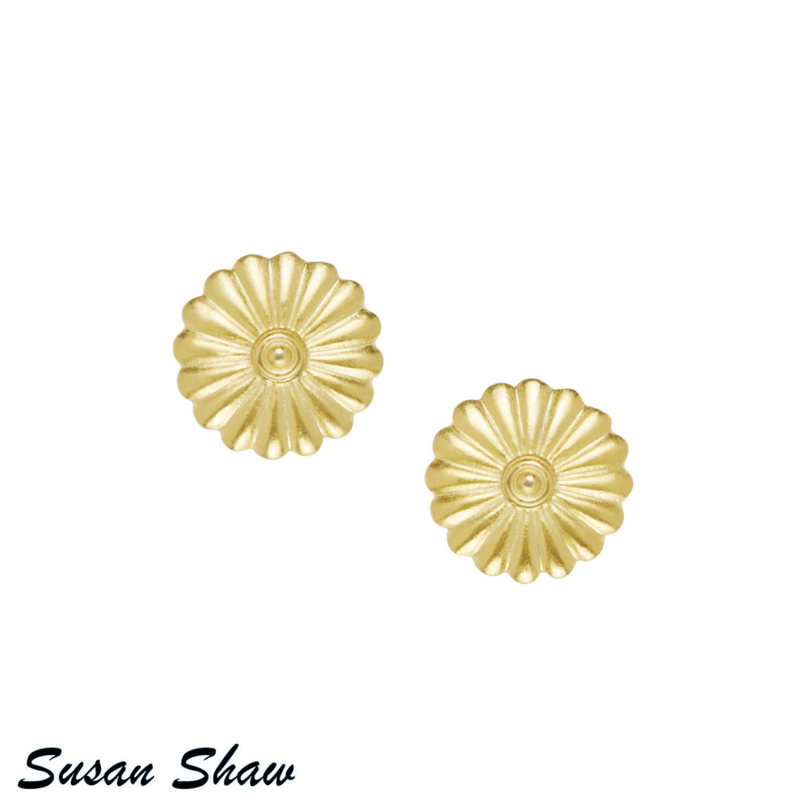 Susan Shaw Susan Shaw Medium Concho Post Earrings