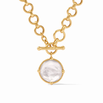 Julie Vos Julie Vos Honeybee Demi Necklace Clear Crystal