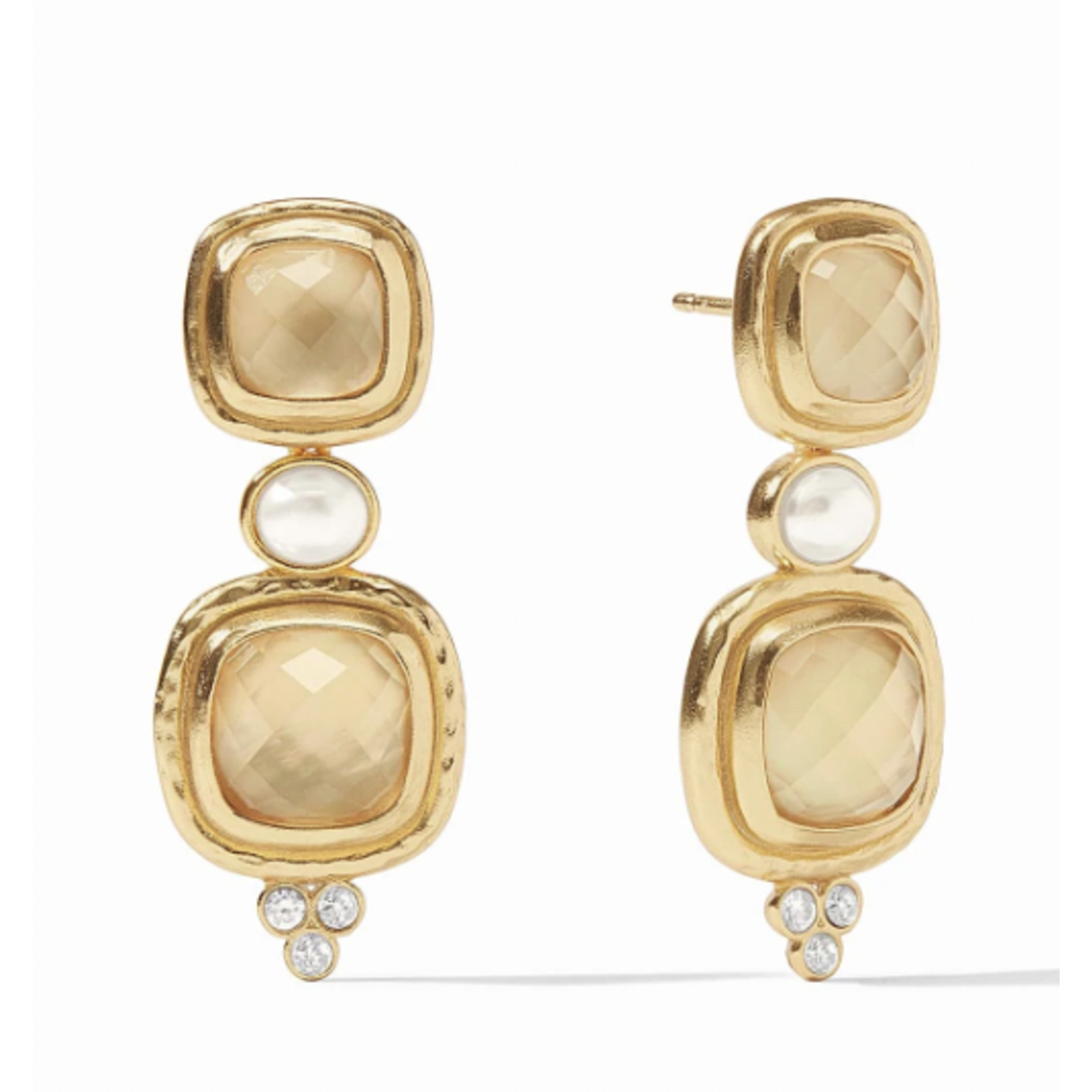 Julie Vos Tudor Statement Ear - Champagne