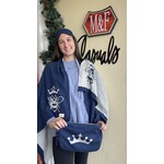 Pink Lemonade Queen Bee 3 pc Travel Set Navy/Vanilla