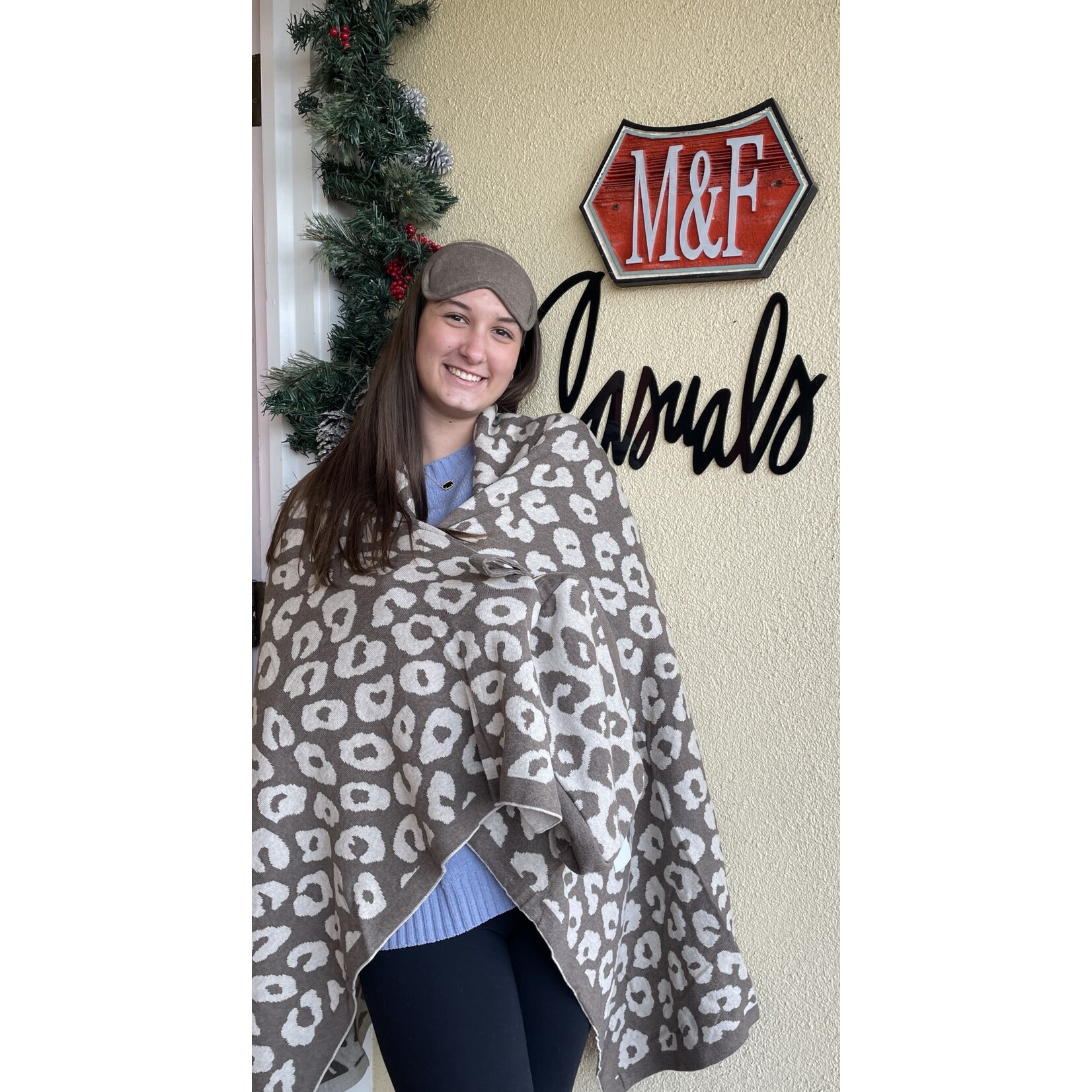 Pink Lemonade Leopard Print 3pc Travel Set  Brown Mel/ Sand Mel
