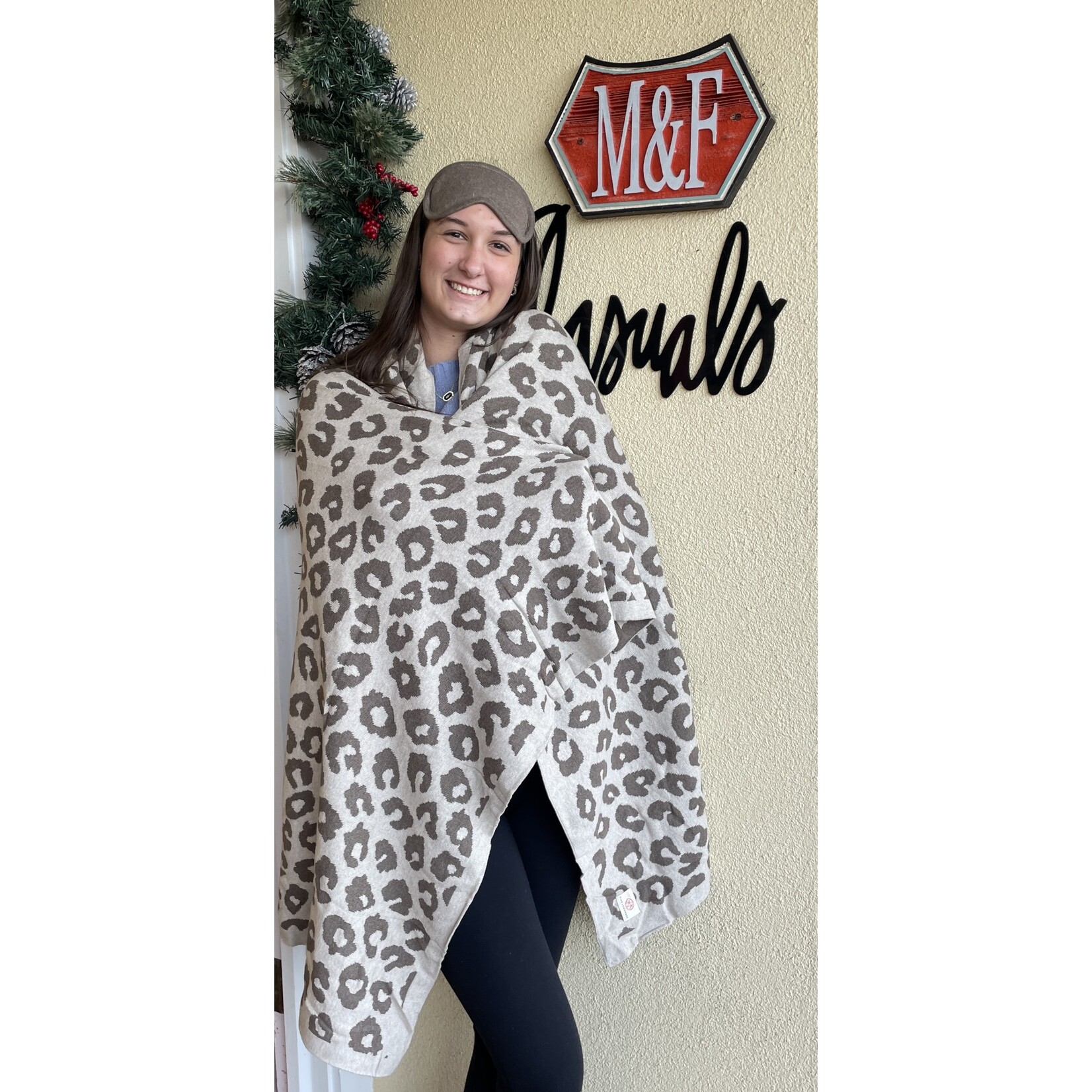 Pink Lemonade Leopard Print 3pc Travel Set  Brown Mel/ Sand Mel