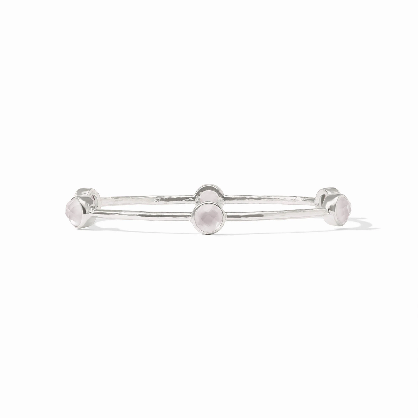 Julie Vos ulie Vos Milano Luxe Bangle Silver/Clear - Medium