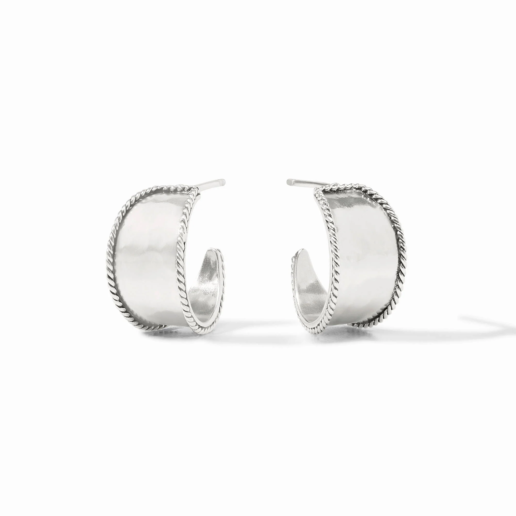 Julie Vos Julie Vos Savoy Silver Hoop, -X-Small