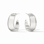 Julie Vos Julie Vos Savoy Silver Hoop - Small