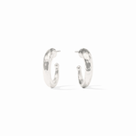 Julie Vos Julie Vos Hammered Silver Hoop - Small