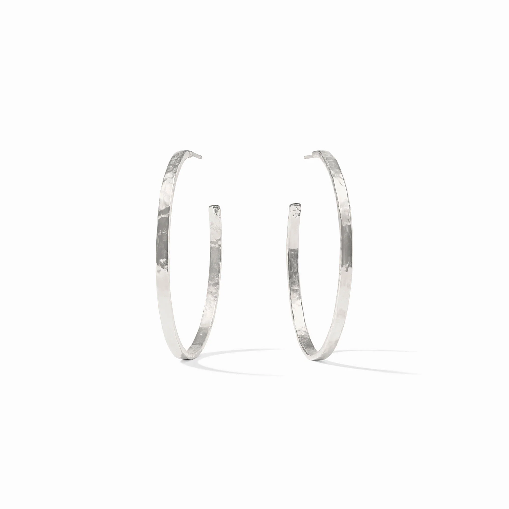 Julie Vos Julie Vos Crescent  Silver Hoops - Large