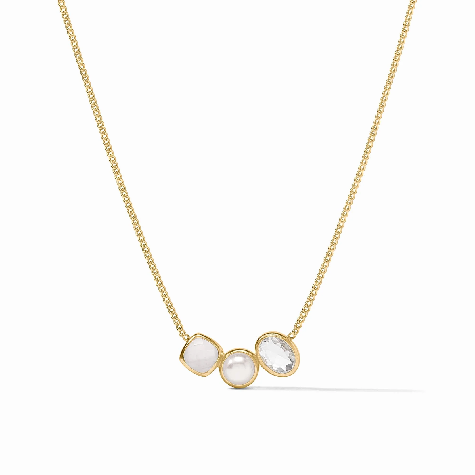 Julie Vos Julie Vos Kaleidoscope Delicate Necklace Crystal