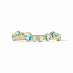 Julie Vos Julie Vos Kaleidoscope Hinge Bangle - Bahama Blue