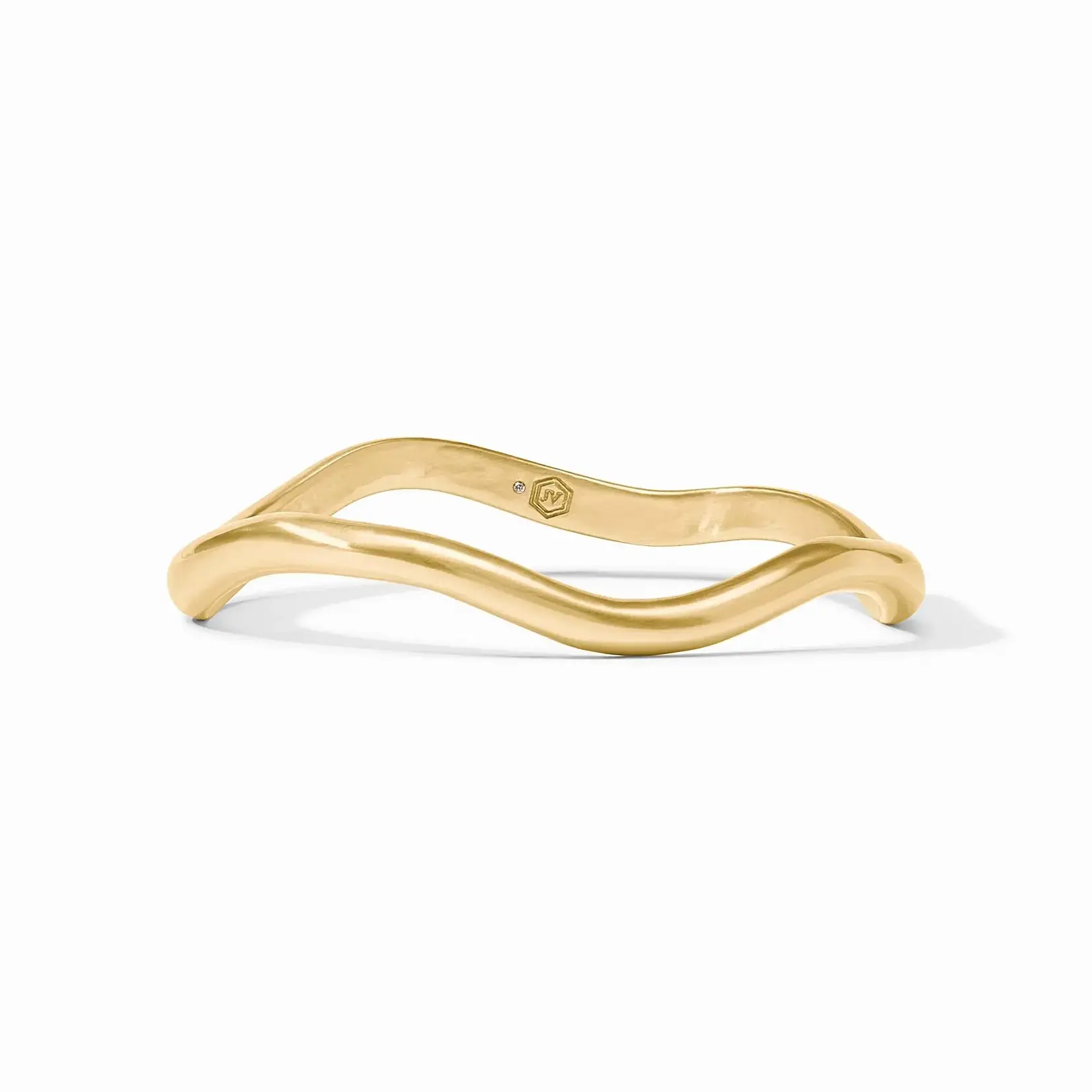Julie Vos Jule Vos Wave Gold Bangle-Medium