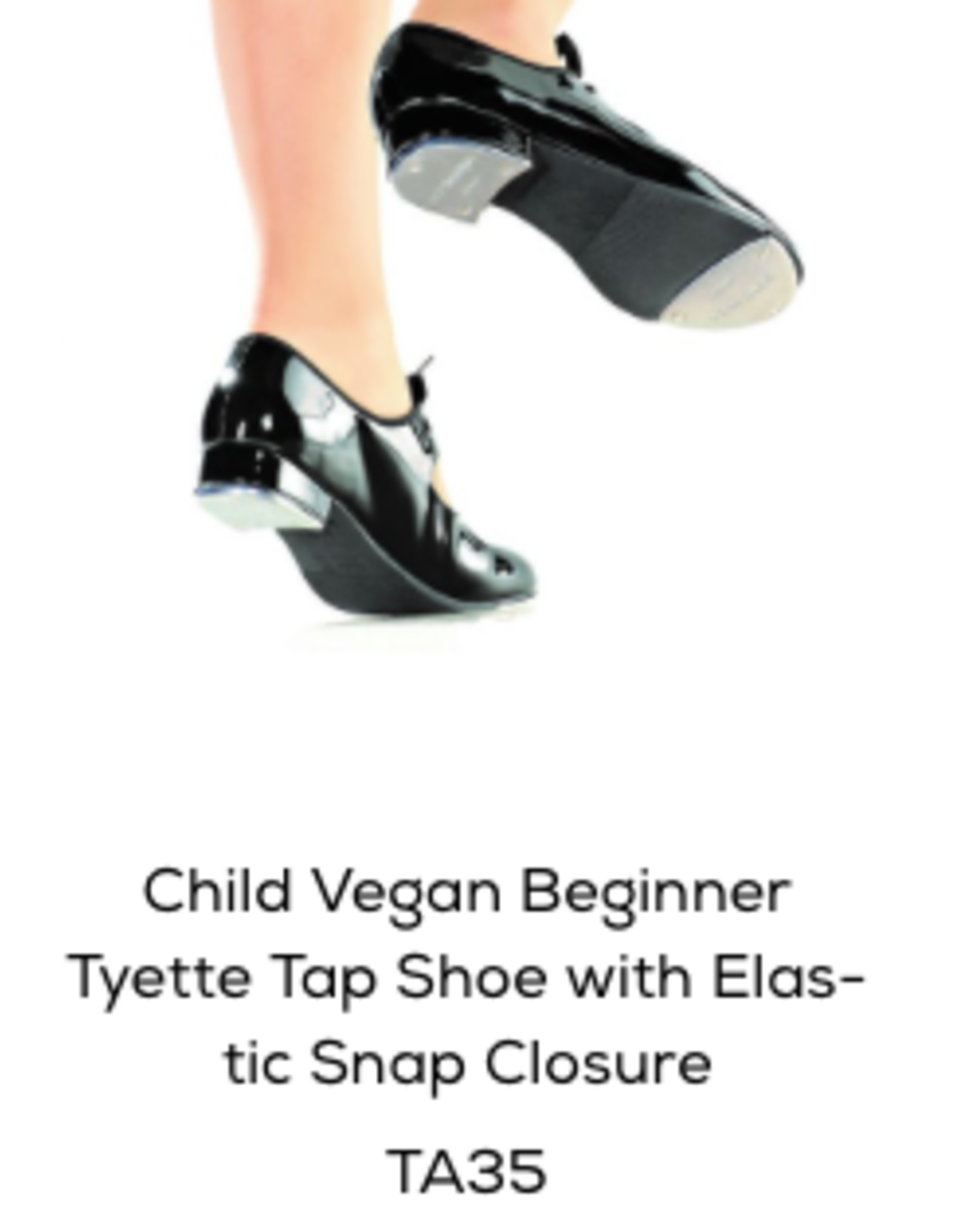 SoDanca Tap Shoe Child w/ easy snap under ribbon