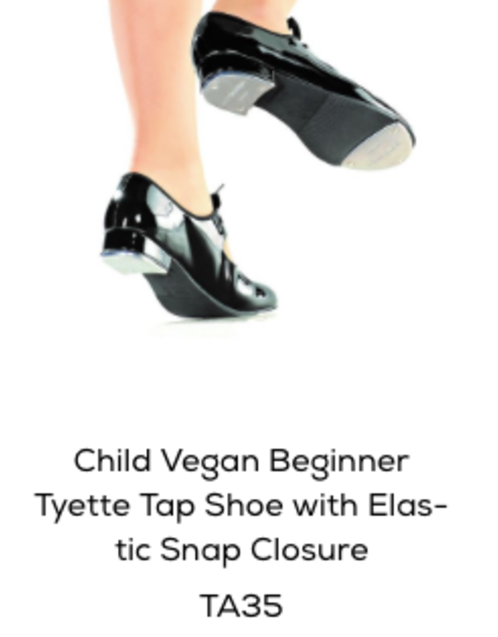 SoDanca Tap Shoe Child w/ easy snap under ribbon