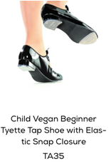 SoDanca Tap Shoe Child w/ easy snap under ribbon