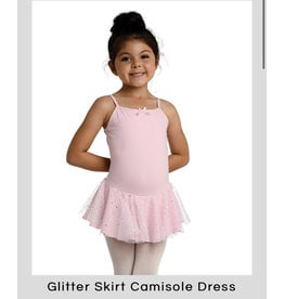 Danshuz Danznmotion Pink Camisole Ballet Dress with glitter skirt isobel