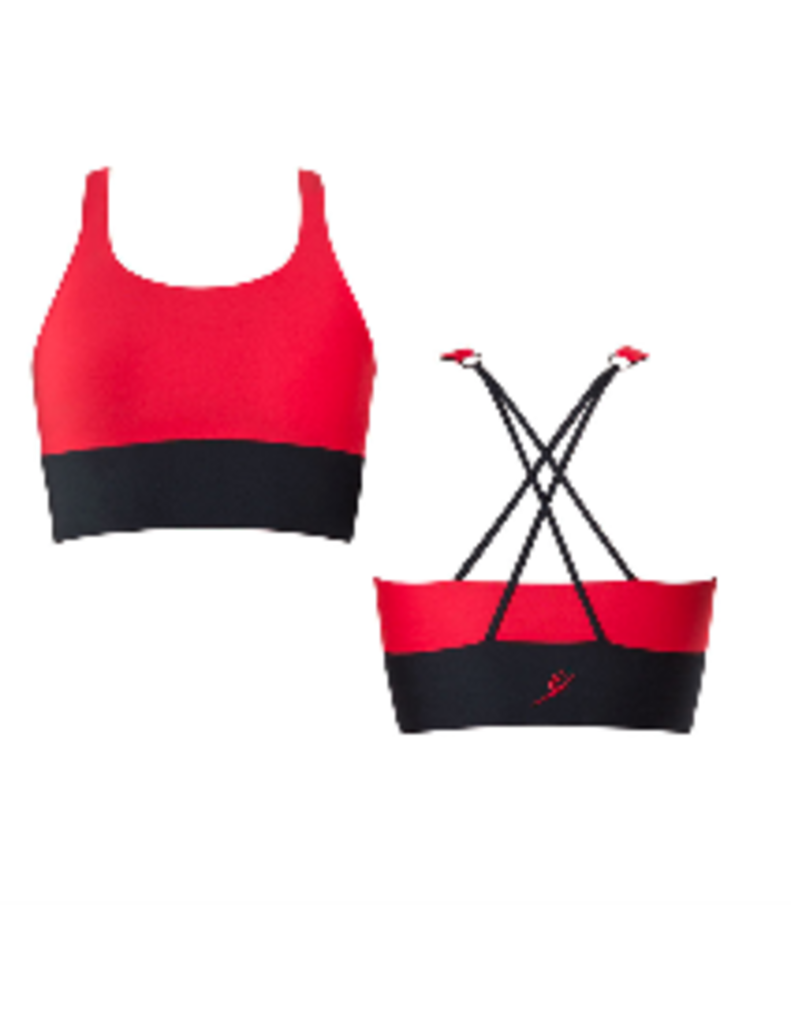 Energetiks Energetiks Red Crop Top/Sports Bra