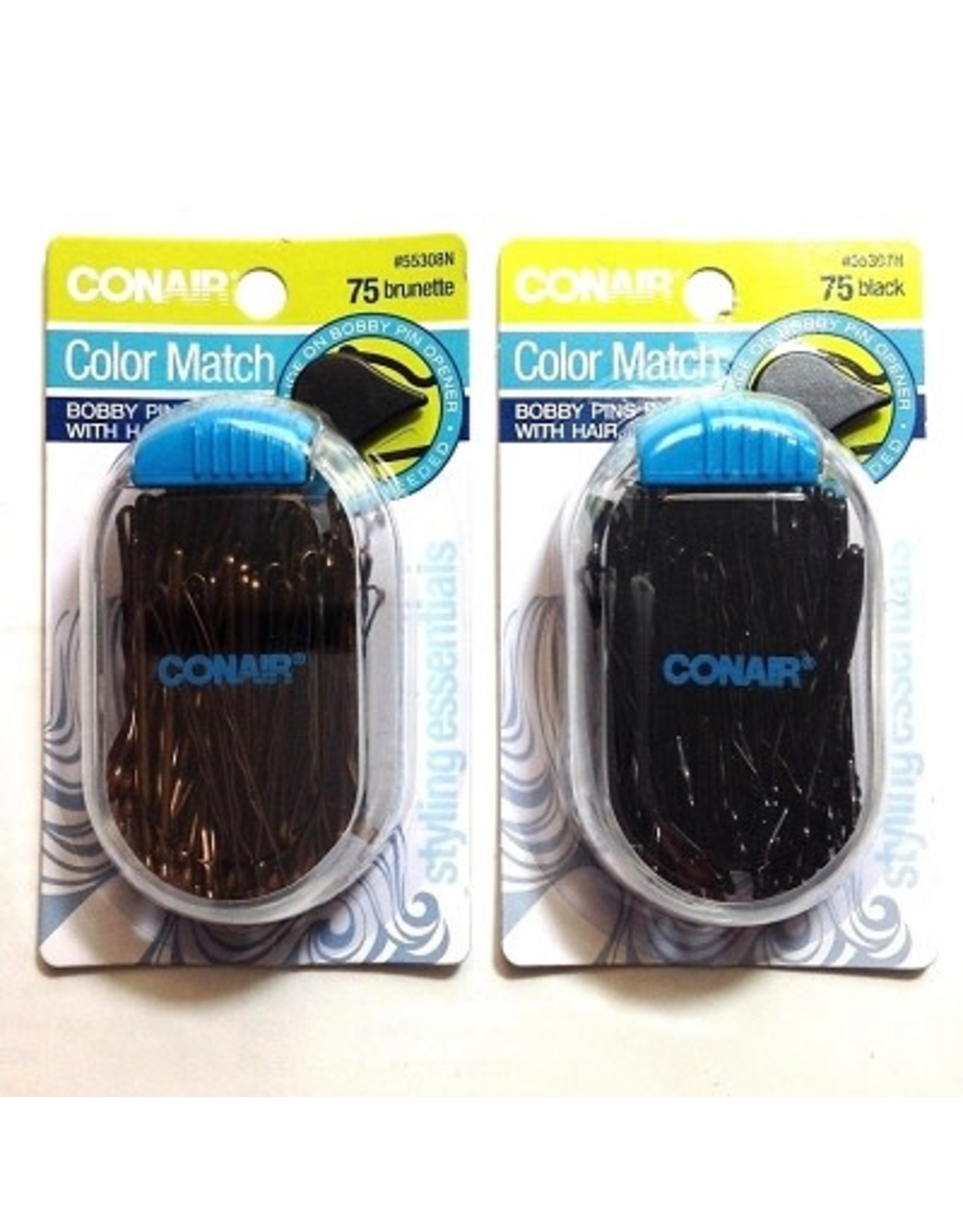 Conair Color Match Bobby Pins, Brown