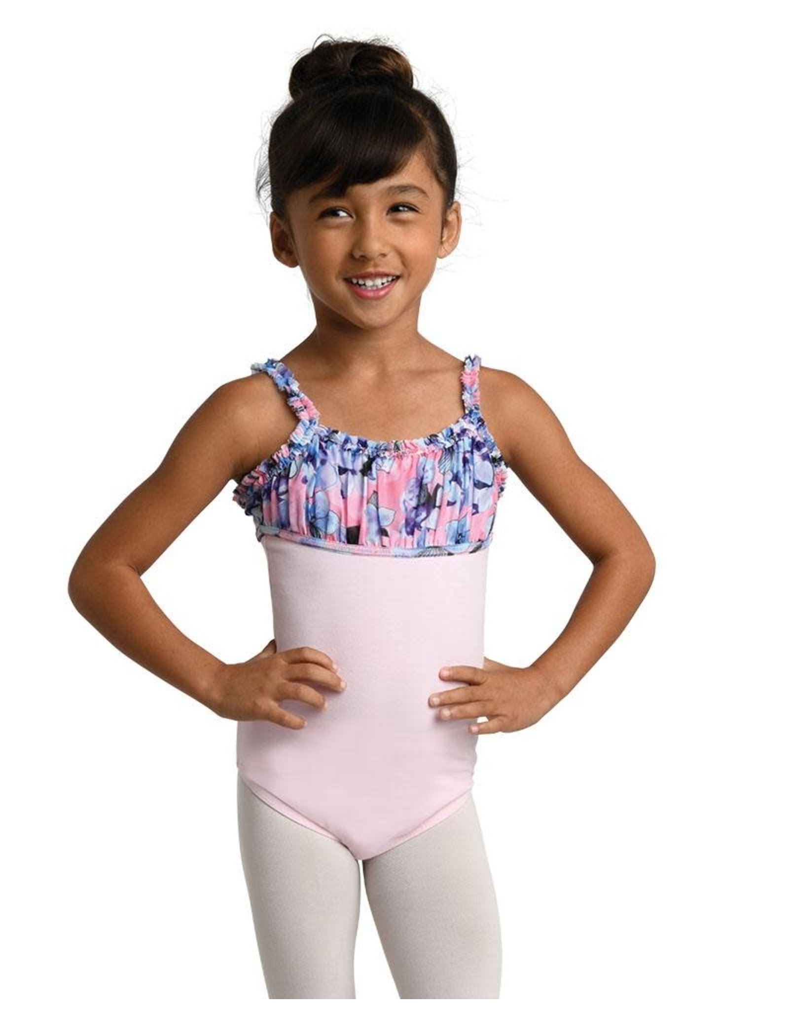 Danshuz Danznmotion Printed pink leo size 4-6