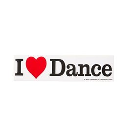 CJ Mercantile i love dance bumper sticker