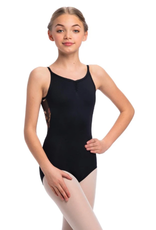 Ainsliewear Girls Allegra Pinch Leotard with Grand Elegance Print