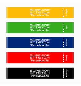 Superior Stretch Products Leg Bands - Short Resistance Loop Bands