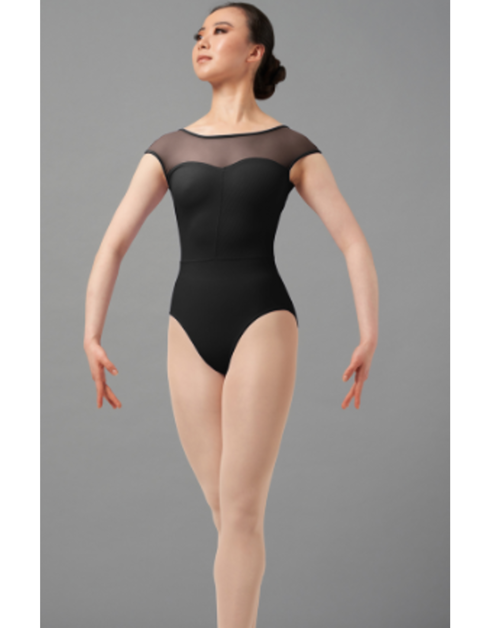 Bloch Mirella chevron cap sleeve