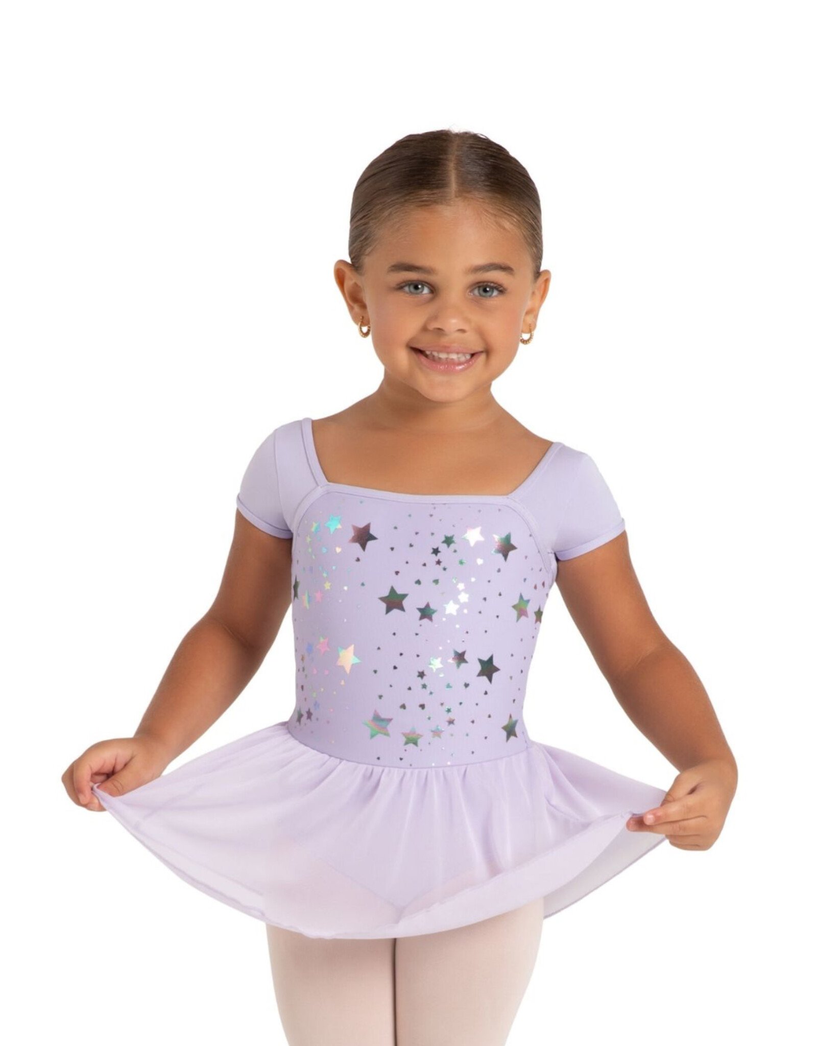 Capezio Stellar Short sleeve star dress