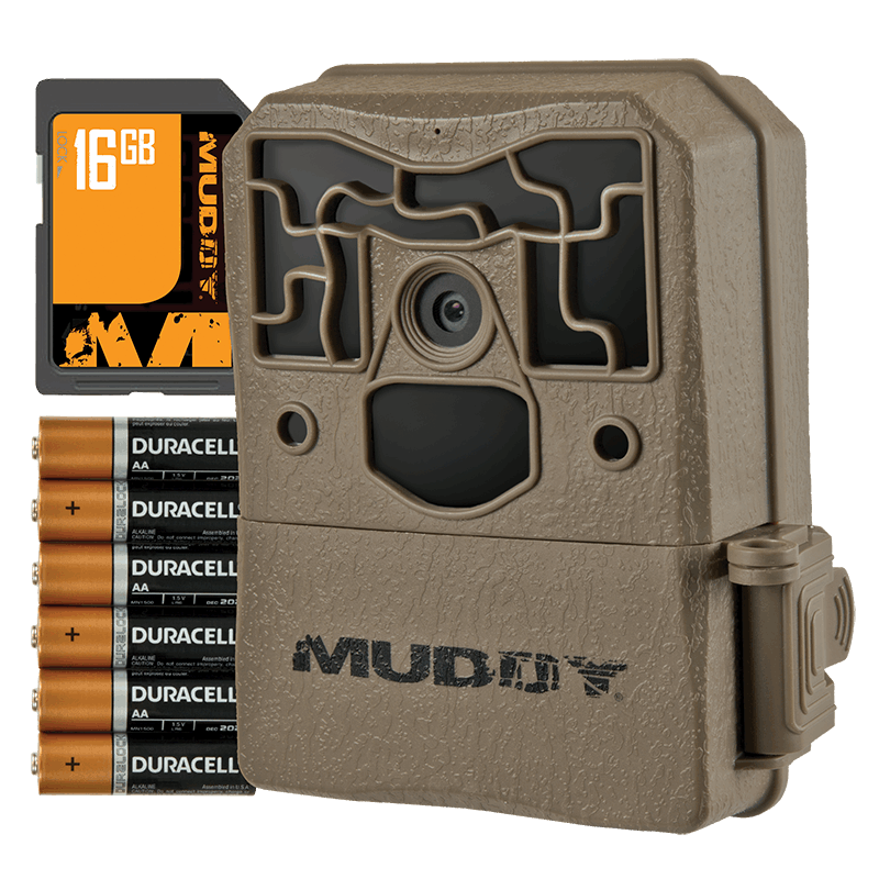 Muddy Outdoors Muddy Pro-Cam 14 Combo Brown LCD Display 14 MP Resolution Invisible Flash SD Card Slot/Up to 32GB Memory
