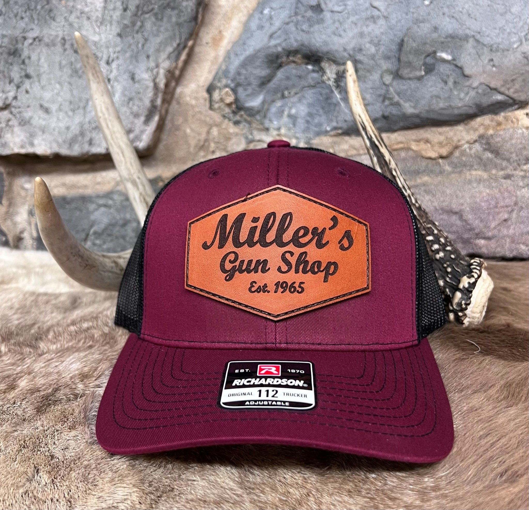 Millers Hat, Leather Patch,