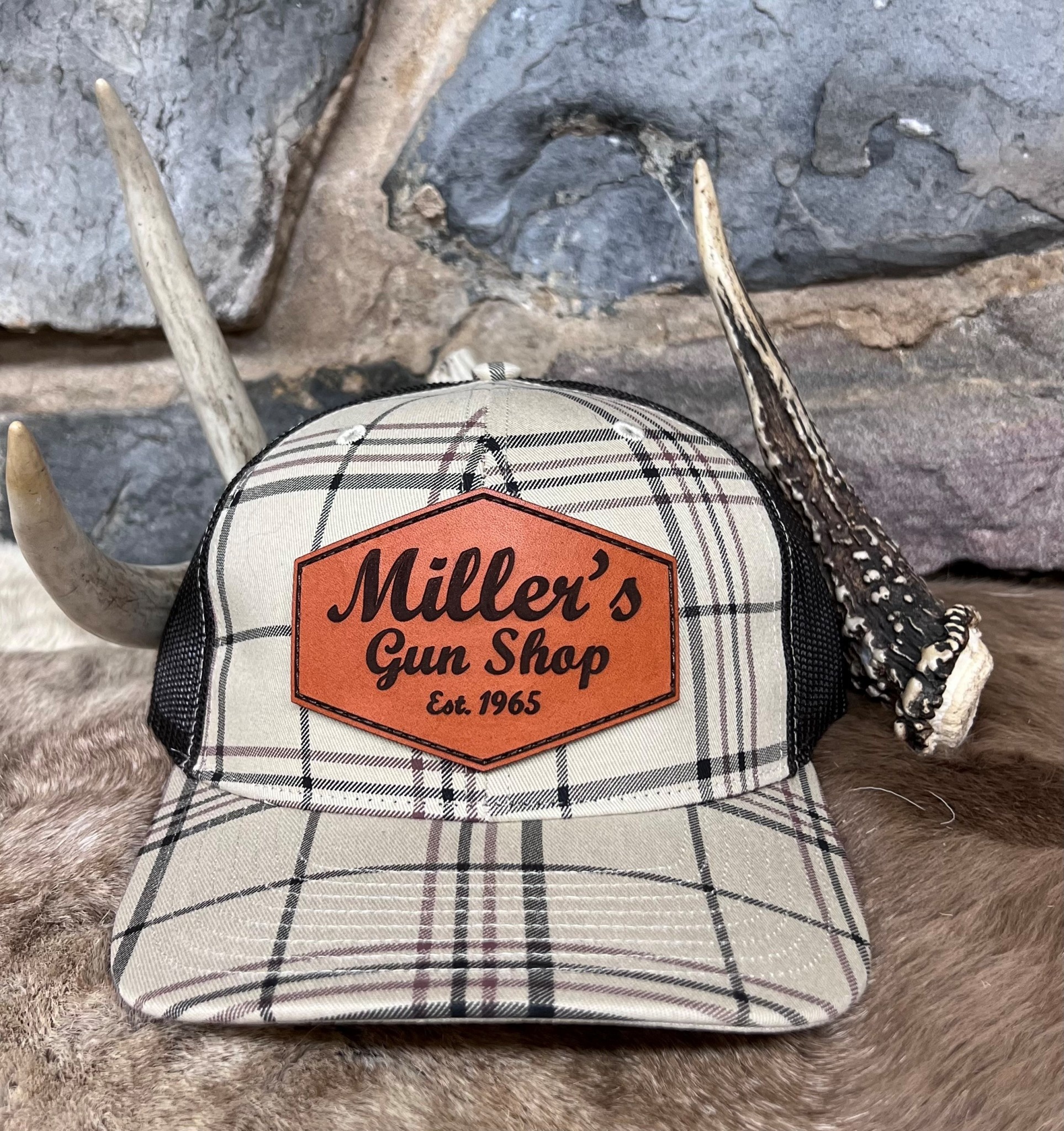 Millers Hat, Leather Patch,