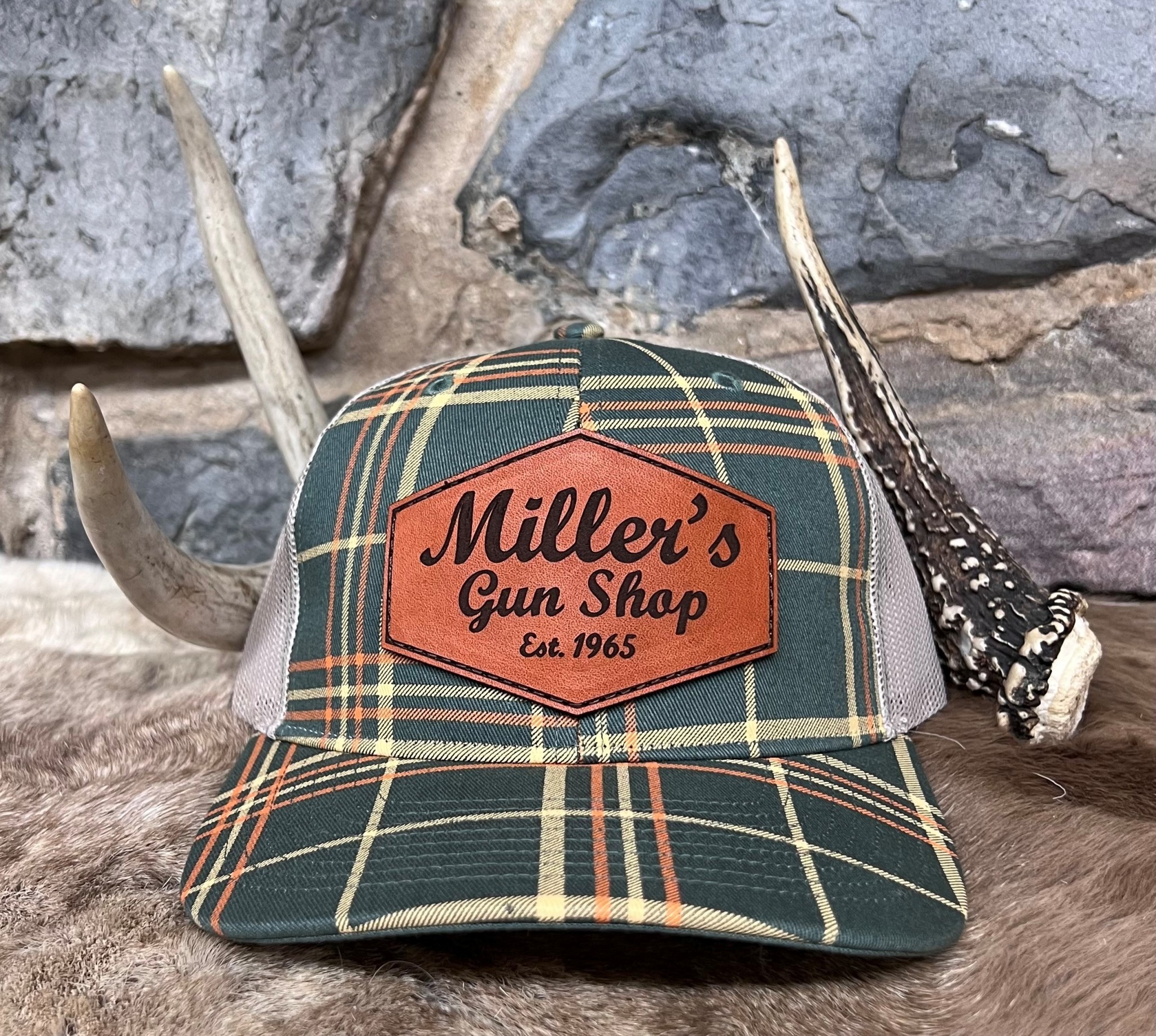 Millers Hat, Leather Patch,