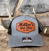 Millers Hat, Leather Patch,