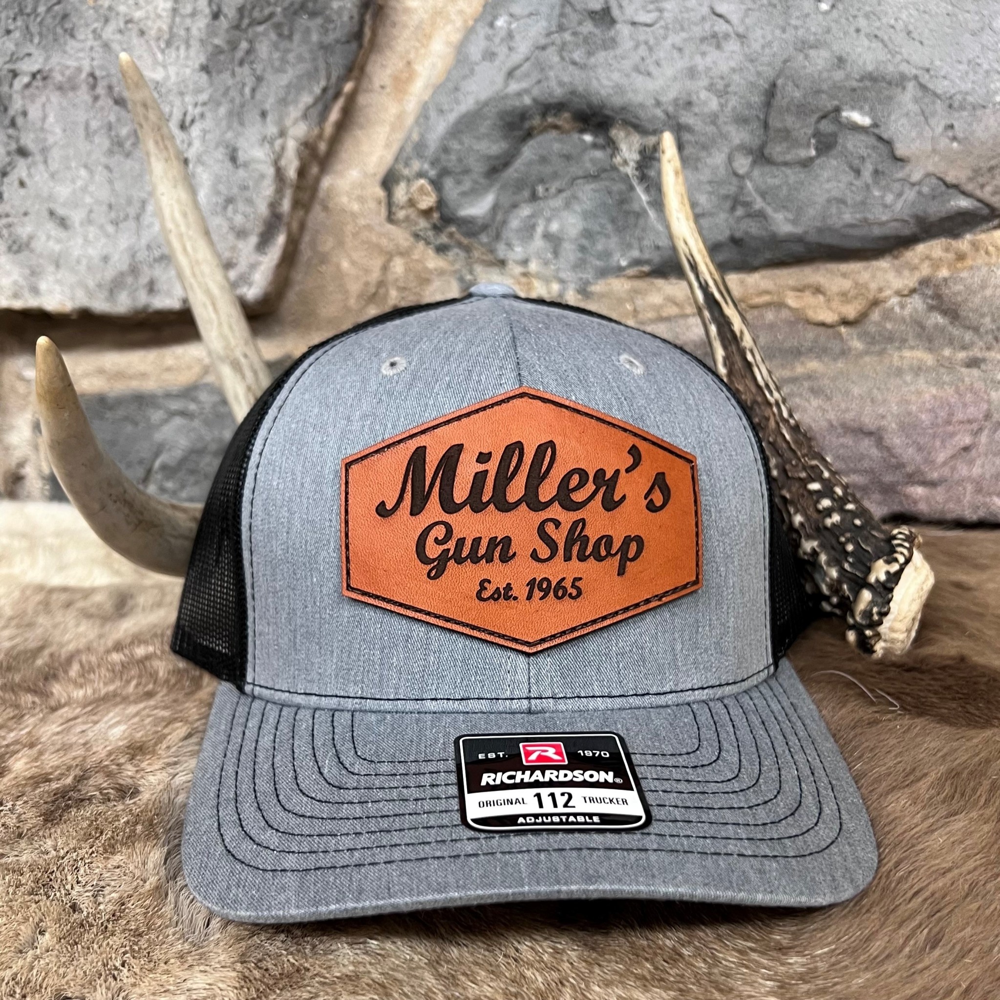 Millers Hat, Leather Patch,