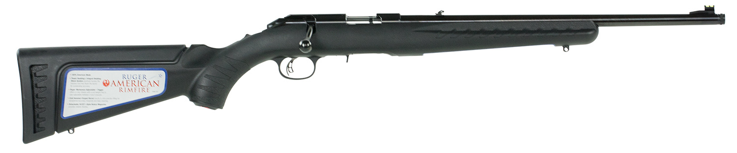 Ruger Ruger American Rimfire Standard 17 HMR 9+1 18" TB Black