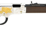 Henry Henry, Golden Boy, Trucker's Tribute, Lever Action, 22 LR, 20" Octagon Barrel, Nickel Plated/American Walnut