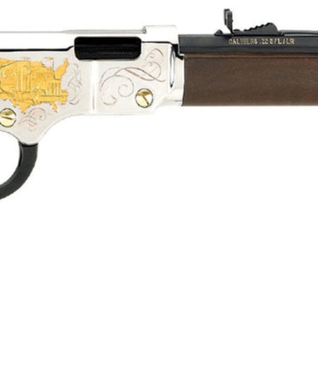 Henry, Golden Boy, Trucker's Tribute, Lever Action, 22 LR, 20" Octagon Barrel, Nickel Plated/American Walnut