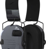 Walker's, Razor Slim Patriot, Electronic Muff, Polymer, 23 DB, Blk/Gry