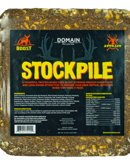 Domain Stockpile Deer Block 20lbs.