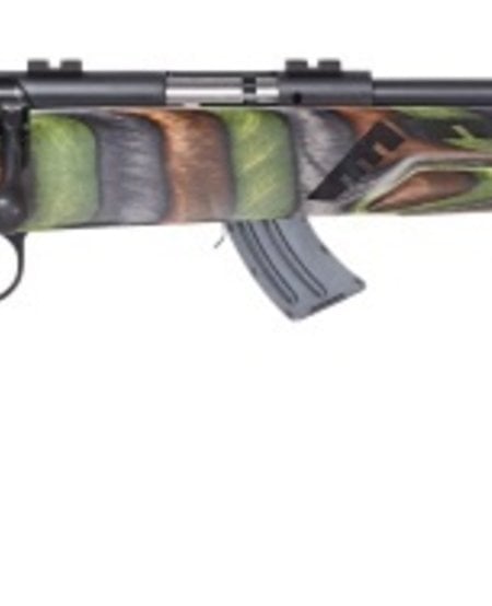Savage, MK II, 22 LR, 18" bbl, Green Laminate Stock
